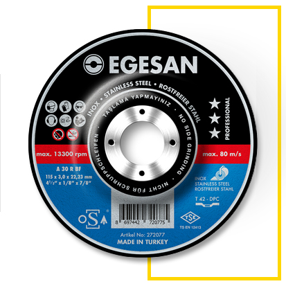 Egesan Pro Series Inox Cut-Off Wheels (Stainless Steel)