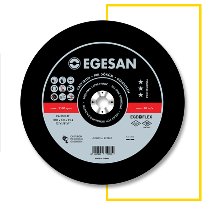 Egesan Pro Series Cast Cut-Off Wheels For Fixed Workbenches